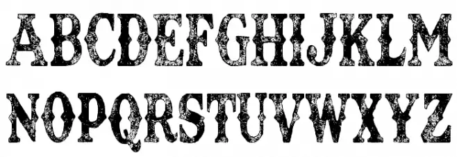 TEXAS TANGO EXTRA ROTH PERSONAL USE Condensed Regular Font LOWERCASE