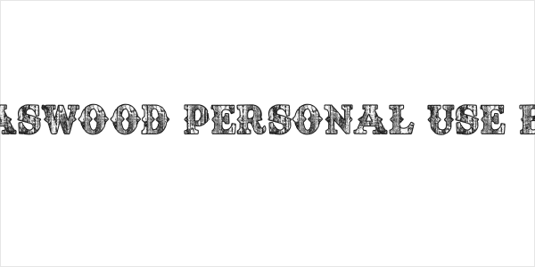 TEXASWOOD PERSONAL USE Bold Logo