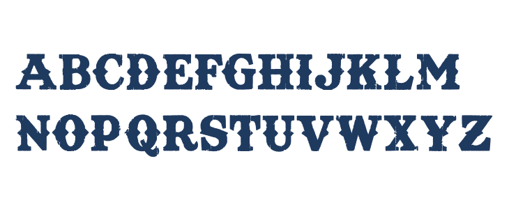 TEXASWOOD PERSONAL USE Bold Lowercase