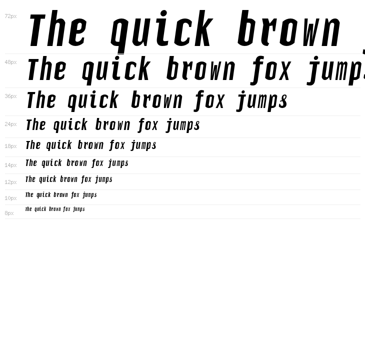 TElerysmMono2-Italic Waterfall