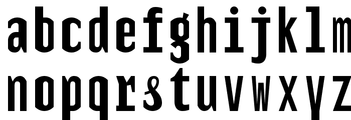 TElerysmMono2-Regular Font LOWERCASE