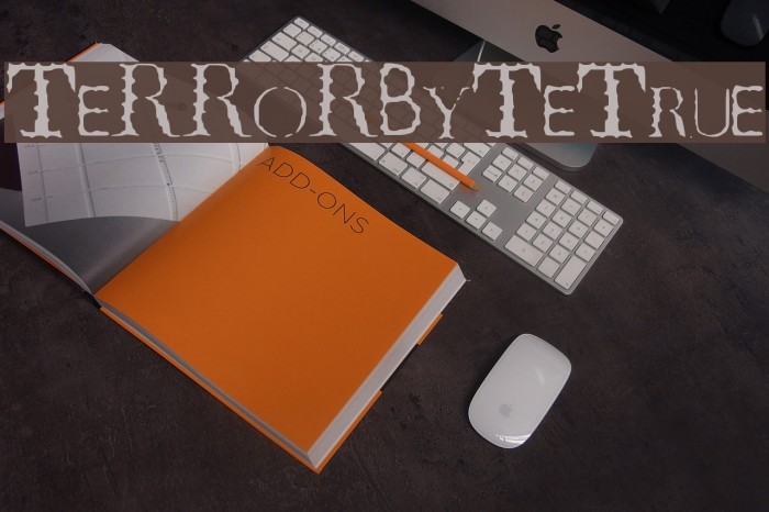 TeRRoR_ByTe_True Font examples