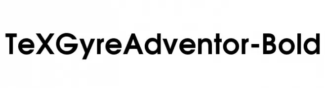 TeXGyreAdventor-Bold  baixar fontes gratis