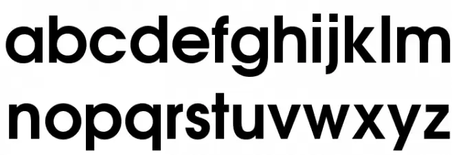 TeXGyreAdventor-Bold Font LOWERCASE