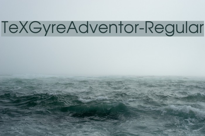 TeXGyreAdventor-Regular Font examples