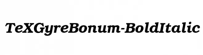 TeXGyreBonum-BoldItalic  baixar fontes gratis