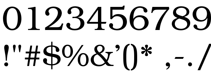 TeXGyreBonum-Regular Font OTHER CHARS