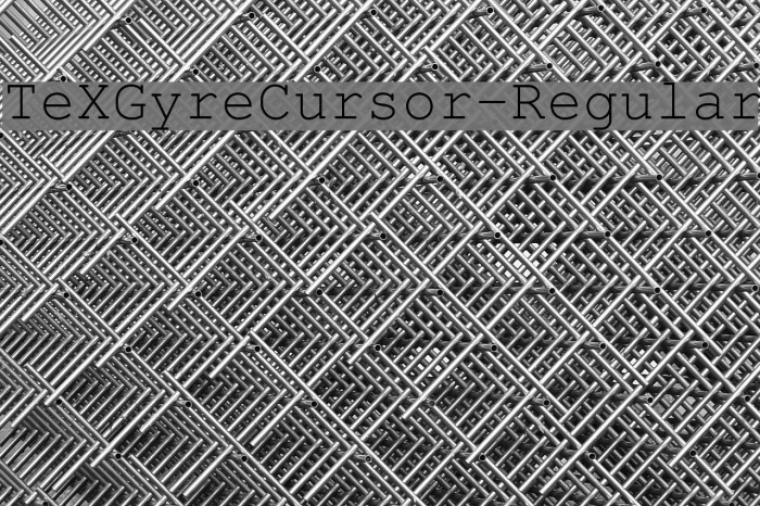 TeXGyreCursor-Regular Font examples