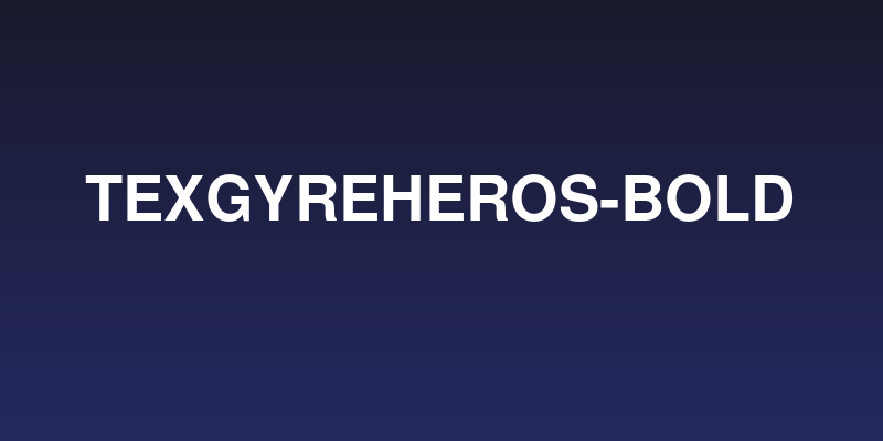 TeXGyreHeros-Bold Social Header