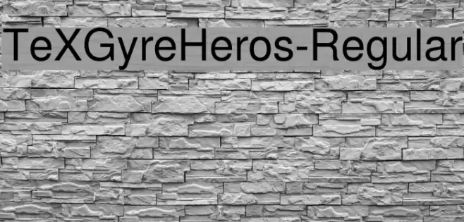 TeXGyreHeros-Regular  examples