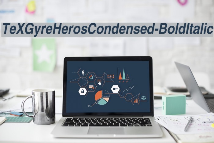 TeXGyreHerosCondensed-BoldItalic Font examples