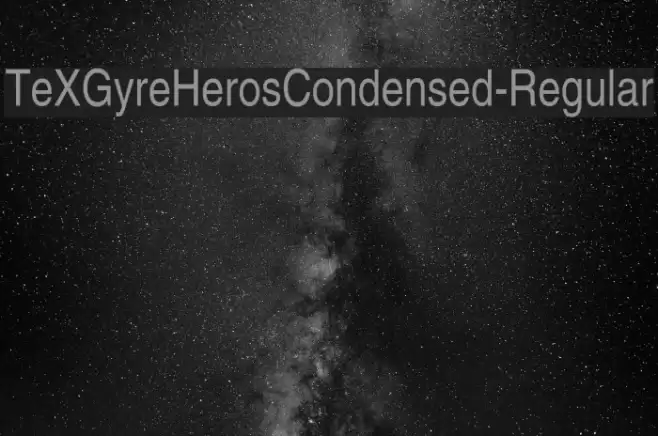 TeXGyreHerosCondensed-Regular Font examples