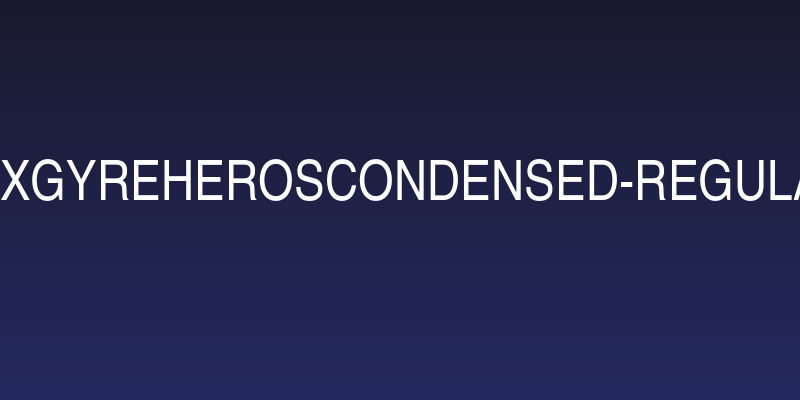 TeXGyreHerosCondensed-Regular Social Header