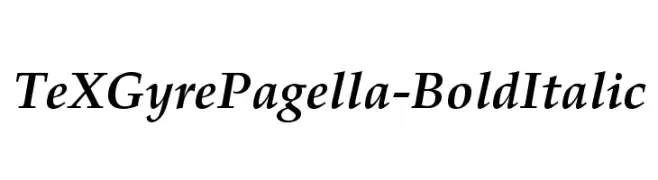 TeXGyrePagella-BoldItalic  baixar fontes gratis