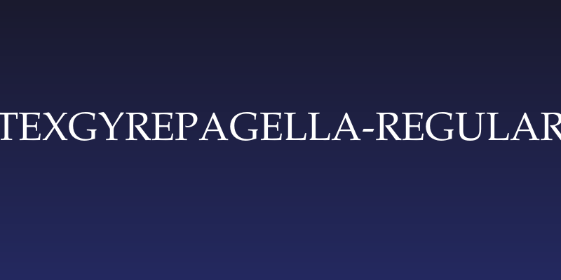 TeXGyrePagella-Regular Social Header