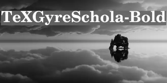 TeXGyreSchola-Bold Font examples