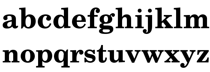 TeXGyreSchola-Bold Font LOWERCASE