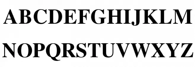 TeXGyreTermes-Bold Шрифта ВЕРХНИЙ