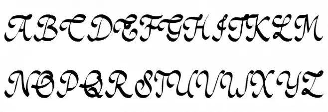 Tea Bag Schriftart Groß