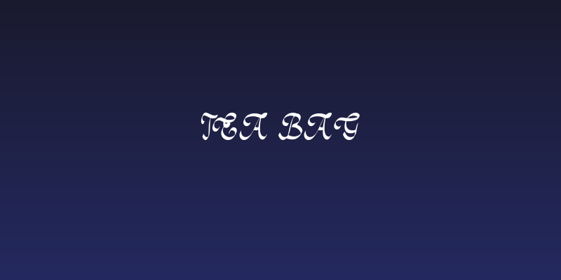 Tea Bag Social Header