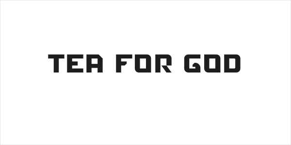 Tea For God Logo