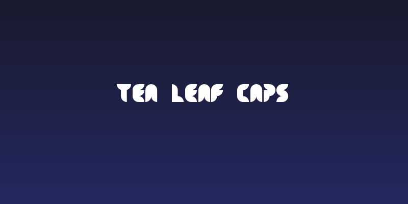 Tea Leaf Caps Social Header