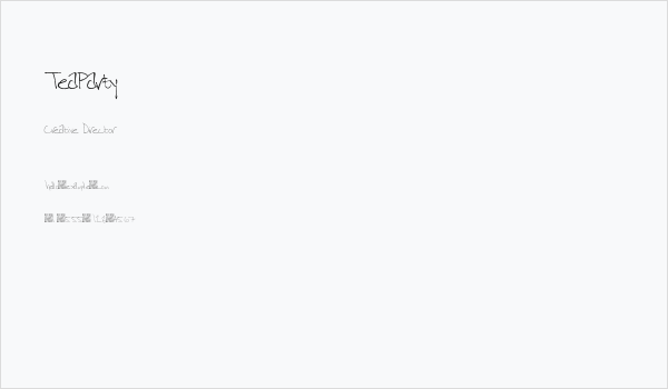 TeaParty Business Card