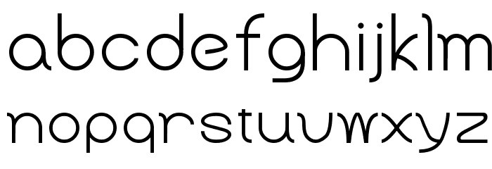 TeaPot Font LOWERCASE