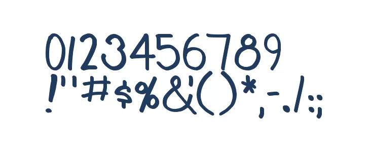 Teabeer Custom Font OTHER CHARS