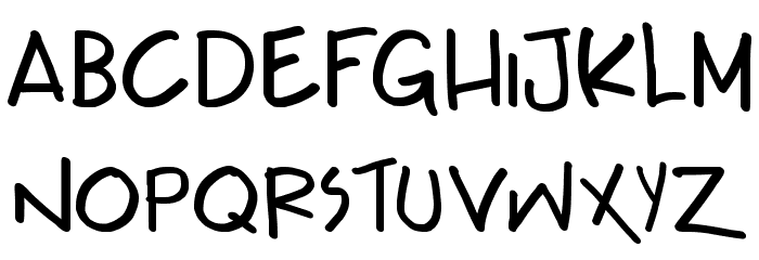 Teabeer Custom Font LOWERCASE