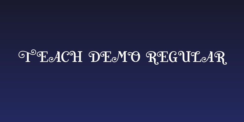 Teach Demo Regular Social Header