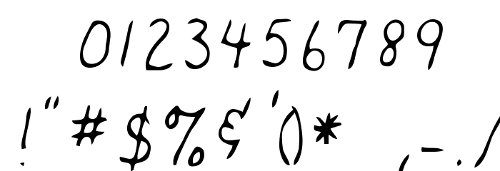 Teacher Font OTHER CHARS