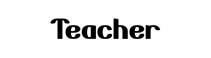 Teacher  नि: शुल्क फ़ॉन्ट्स डाउनलोड