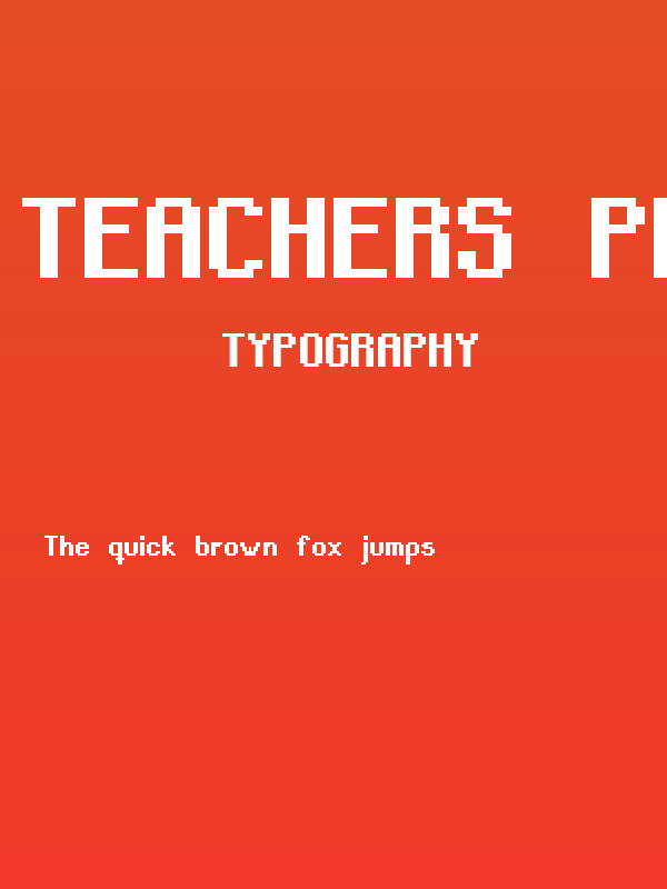 Teachers Pet Sans Serif Bold Poster