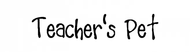 Teacher's Pet  Frei Schriftart Herunterladen