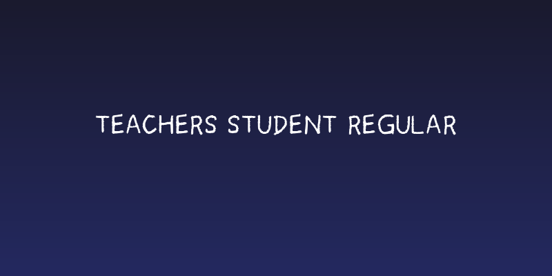 Teachers Student Regular Social Header