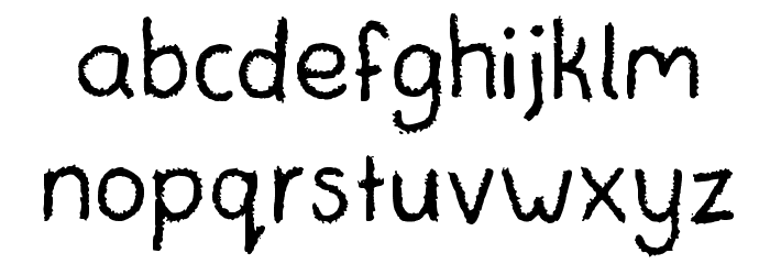 Teachers Student Regular Font LOWERCASE