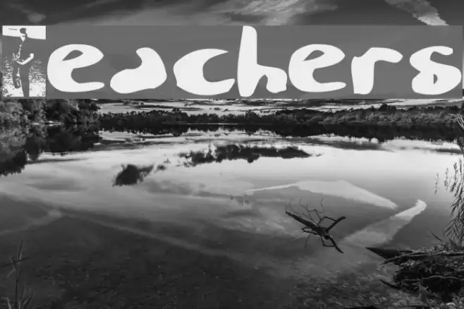 Teachers? Font examples
