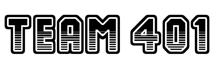 Team 401 Font
