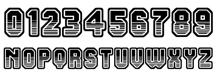Team 401 Font OTHER CHARS