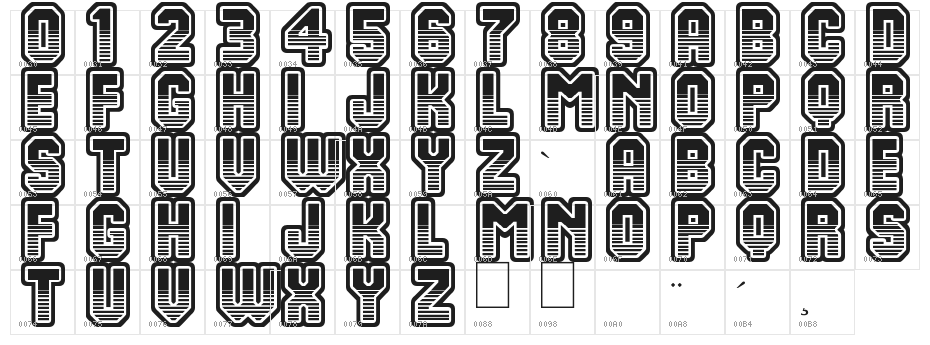 Team 401 Character Map