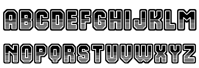 Team 401 Font LOWERCASE