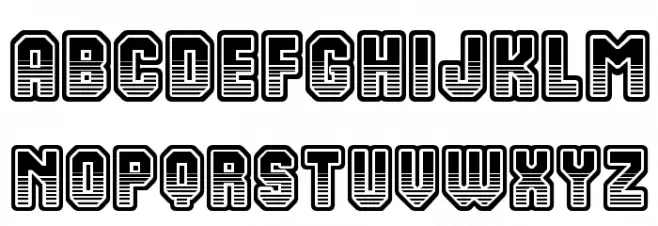 Team 401 خط أحرف صغيرة