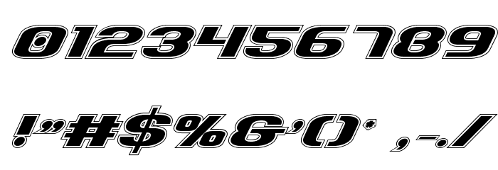 Team America Academy Font OTHER CHARS