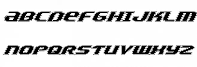 Team America Academy Schriftart Groß