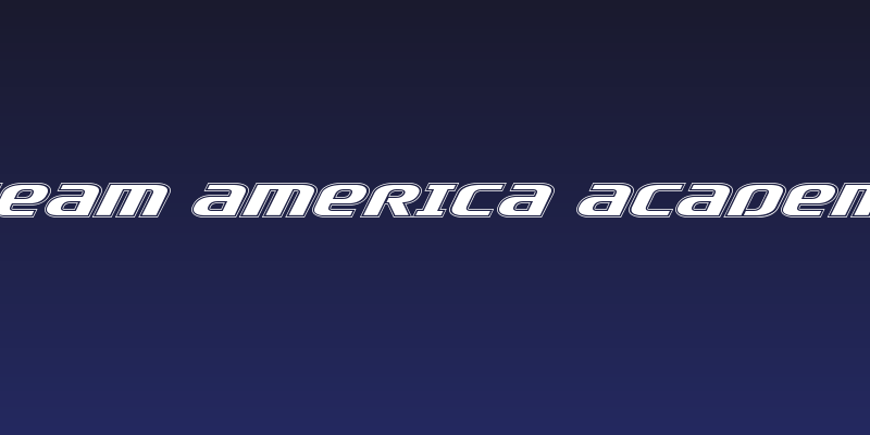 Team America Academy Social Header