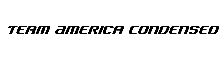 Team America Condensed  नि: शुल्क फ़ॉन्ट्स डाउनलोड