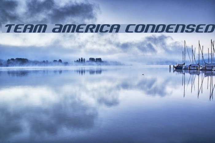 Team America Condensed Font examples