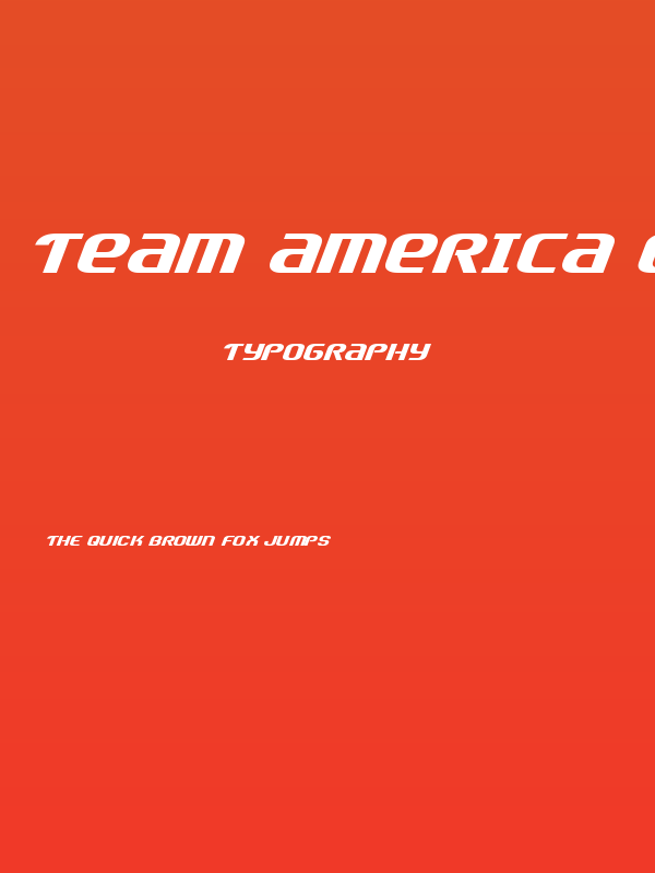 Team America Condensed Poster