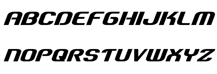 Team America Condensed Font LOWERCASE